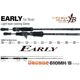   Yamaga Blanks Early Boat 610MH/B Baitcast 2,10m 10-50gr 2-teilige Spinnrute