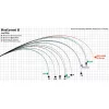 Yamaga Blanks Blue Current 85TZ Nano 2,57m 3-21gr 2-teilige Spinnrute
