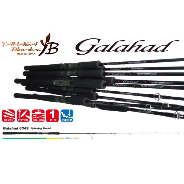 Yamaga Blanks Galahad 634S 1,91m 220gr 1-teilige Spinnrute