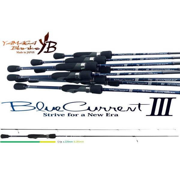 Yamaga Blanks Blue Current III 63 1,91m 0,3-5gr 2-teilige Spinnrute