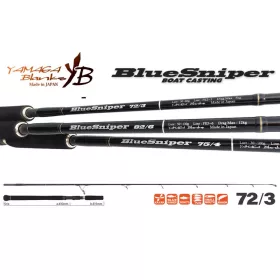   Yamaga Blanks Blue Sniper 72/3 2,21m 30-60gr 2-teilige Spinnrute