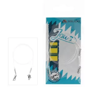 Mikado Jaws Fluorocarbon 35cm 15kg Raubfischvorfach 2 Stk.