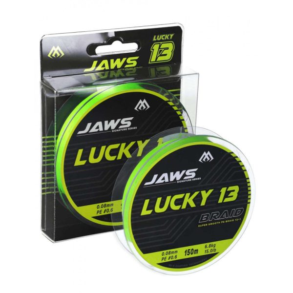 Mikado Jaws Lucky 13 0,1mm 150m Geflochtene Hauptschnur