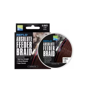   Preston Absolute Feeder Braid  Fonott Feeder Főzsinór 0,10mm